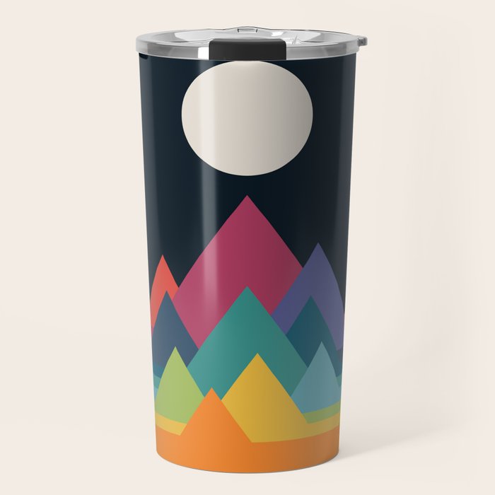 Whimsical Mountains Travel Mug Gallery Image 1