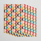 Mid Century Modern Circles Wrapping Paper Gallery Image 3