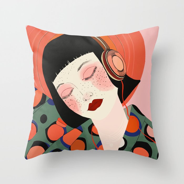 Sounds of Serenity Throw Pillow Gallery Image 6