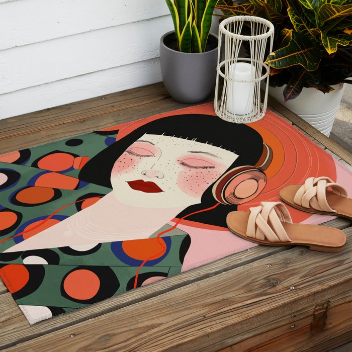 Sounds of Serenity Outdoor Rug Gallery Image 2