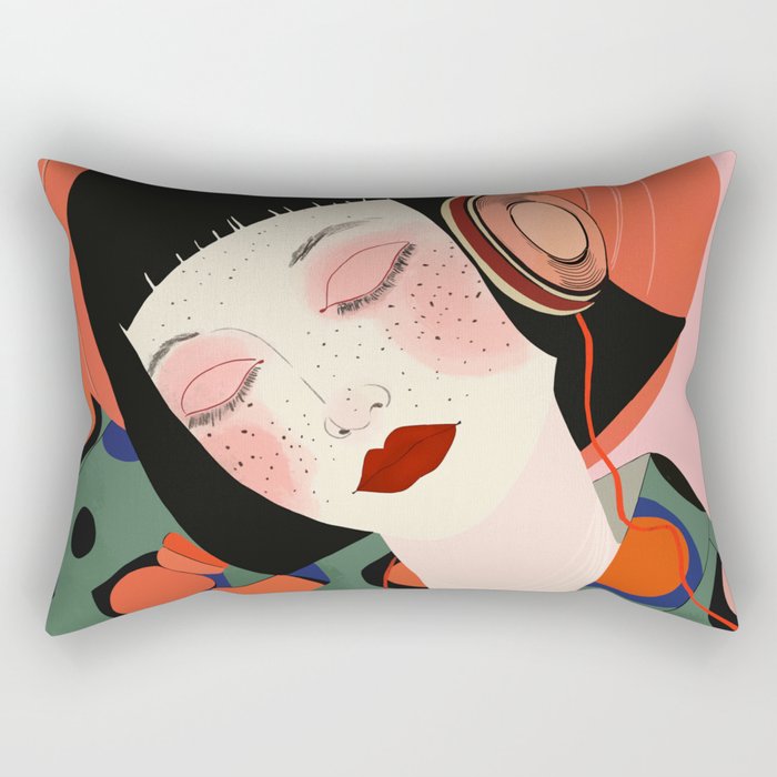 Sounds of Serenity Rectangular Pillow Gallery Image 1