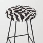 Still LIfe with Three Flowers in a Vase / Black & White Stool Gallery Image 2