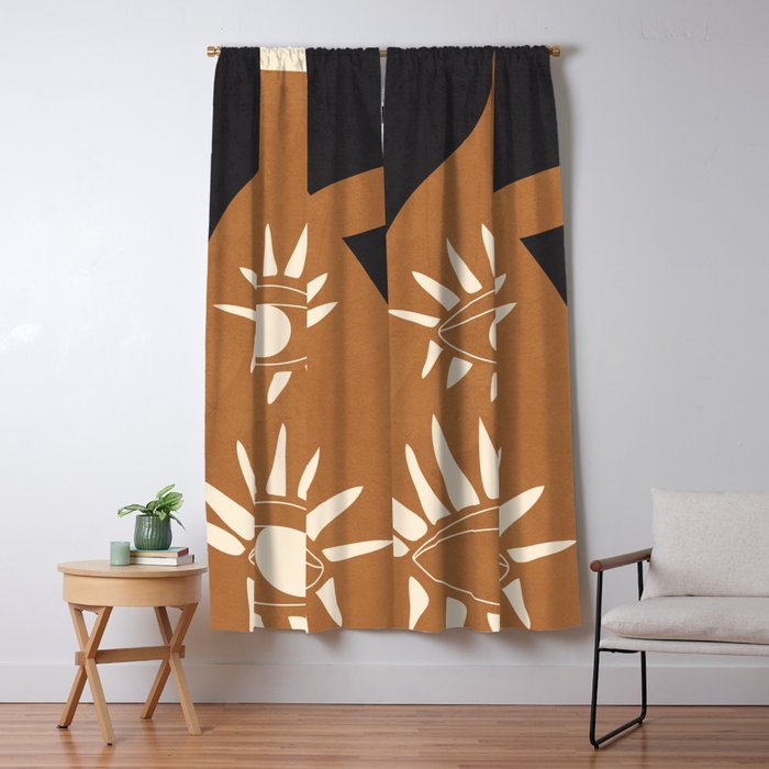 Modern Abstract Vase 1 Window Curtain Gallery Image 1