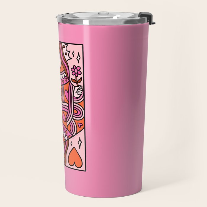 Queen of Hearts Travel Mug Gallery Image 2