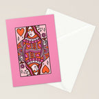 Queen of Hearts Stationery Card Gallery Image 2