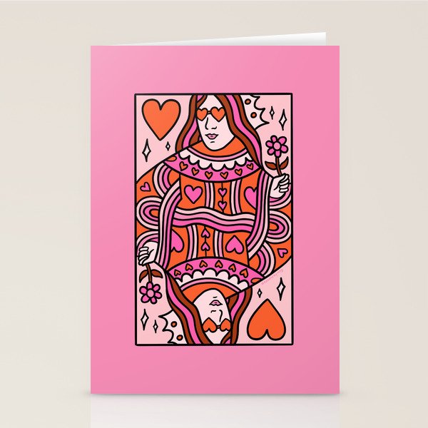 Queen of Hearts Stationery Card Gallery Image 2