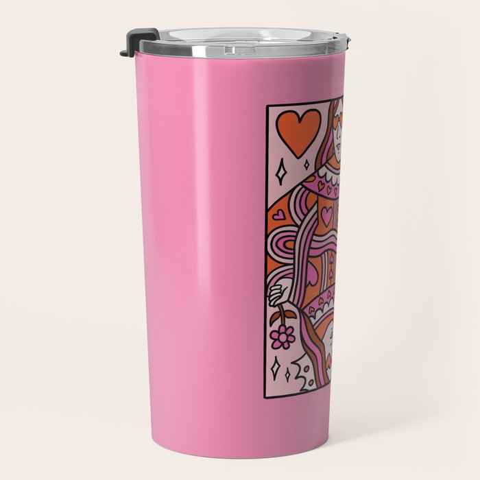 Queen of Hearts Travel Mug Gallery Image 3