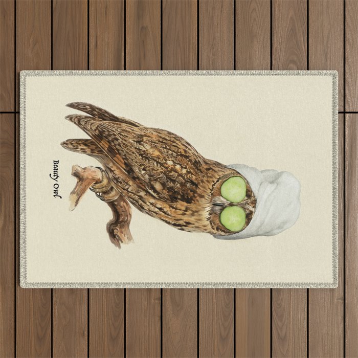 Beauty Owl Outdoor Rug Gallery Image 1