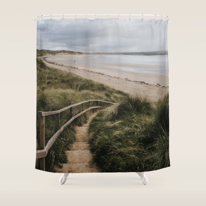 A day at the beach - Landscape and Nature Photography Shower Curtain Gallery Image 1