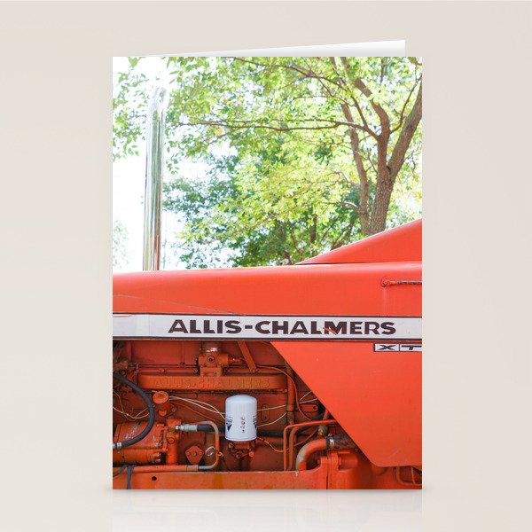 Allis - Chalmers Vintage Tractor Stationery Card Gallery Image 2
