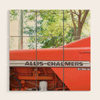 Allis - Chalmers Vintage Tractor Wood Wall Art Gallery Image 1