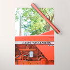 Allis - Chalmers Vintage Tractor Wrapping Paper Gallery Image 1