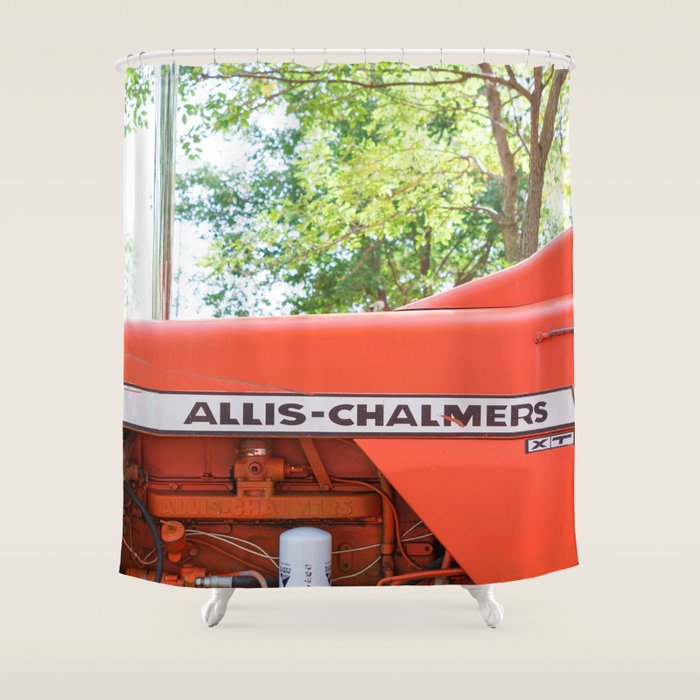 Allis - Chalmers Vintage Tractor Shower Curtain Gallery Image 1