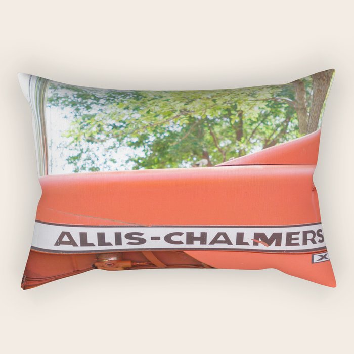 Allis - Chalmers Vintage Tractor Rectangular Pillow Gallery Image 1