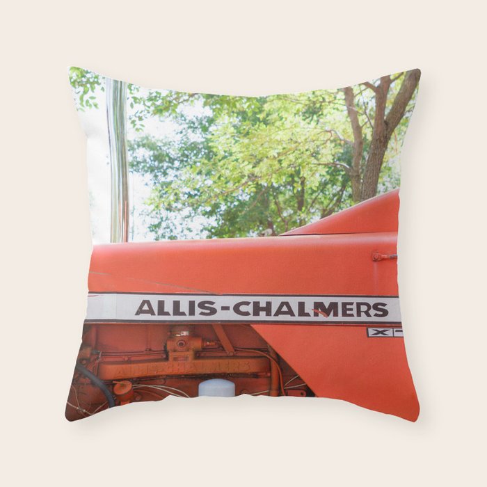 Allis - Chalmers Vintage Tractor Throw Pillow Gallery Image 6