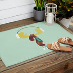 This moose is ready for winter Outdoor Rug Gallery Image 2