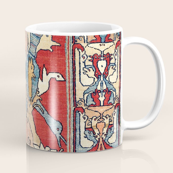 Sehna Kurdish Northwest Persian Rug Print Coffee Mug Gallery Image 1