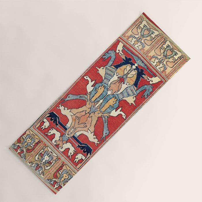 Sehna Kurdish Northwest Persian Rug Print Yoga Mat Gallery Image 1