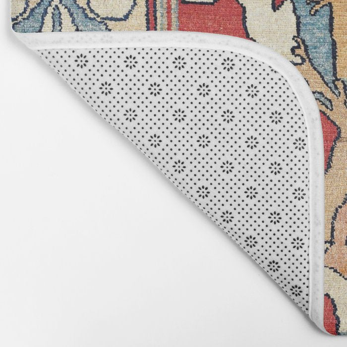 Sehna Kurdish Northwest Persian Rug Print Bath Mat Gallery Image 2