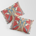 Sehna Kurdish Northwest Persian Rug Print Pillow Sham Gallery Image 3