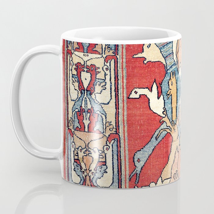 Sehna Kurdish Northwest Persian Rug Print Coffee Mug Gallery Image 3
