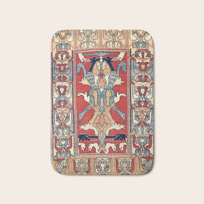 Sehna Kurdish Northwest Persian Rug Print Bath Mat Gallery Image 1