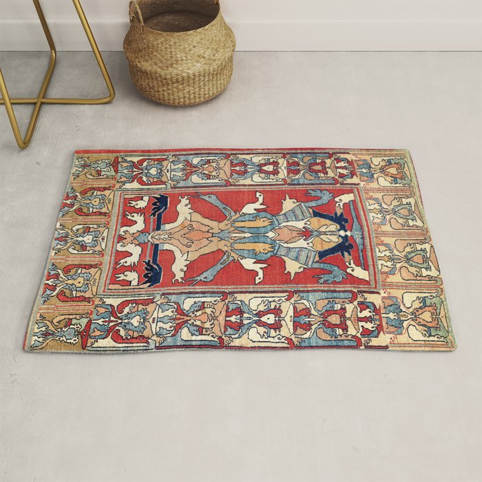 Sehna Kurdish Northwest Persian Rug Print Rug Gallery Image 1