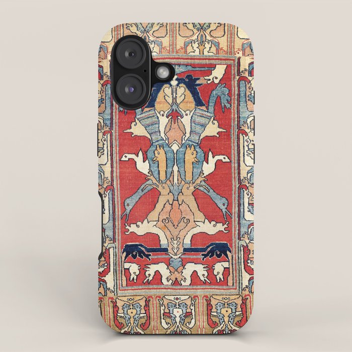 Sehna Kurdish Northwest Persian Rug Print iPhone Case Gallery Image 1