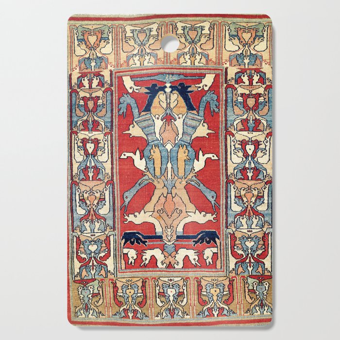 Sehna Kurdish Northwest Persian Rug Print Cutting Board Gallery Image 1