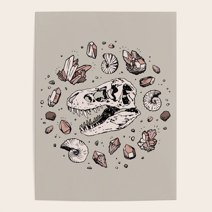 Geo-rex Vortex | Rose Quartz Poster Gallery Image 1