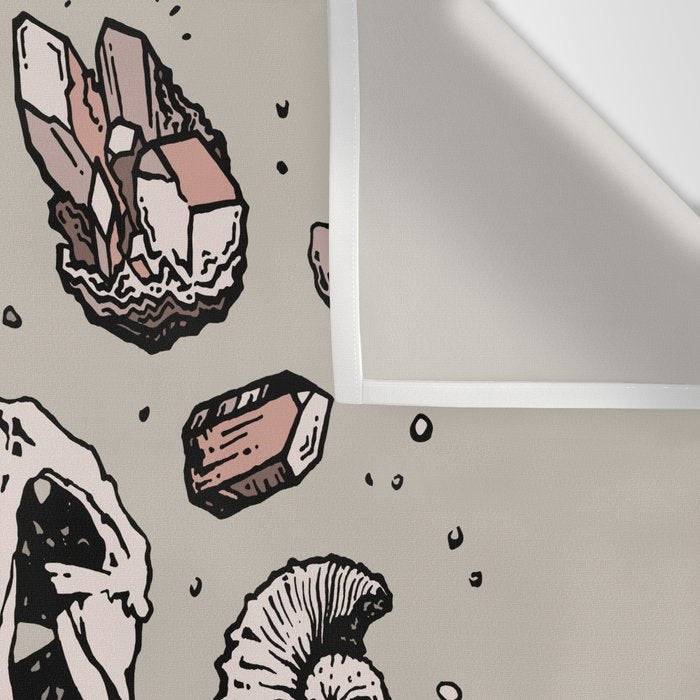 Geo-rex Vortex | Rose Quartz Wall Tapestry Gallery Image 3