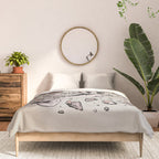Geo-rex Vortex | Rose Quartz Comforter Gallery Image 3