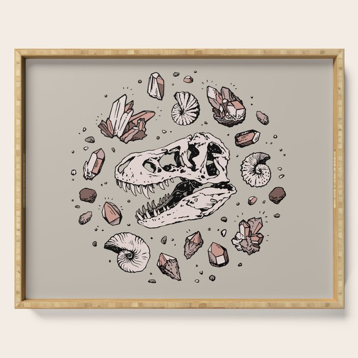 Geo-rex Vortex | Rose Quartz Serving Tray Gallery Image 1