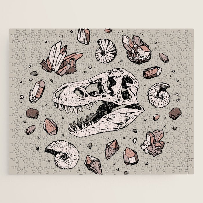 Geo-rex Vortex | Rose Quartz Jigsaw Puzzle Gallery Image 1