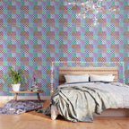 Handmade checker Cool tones Cozy heirloom Wallpaper Gallery Image 3