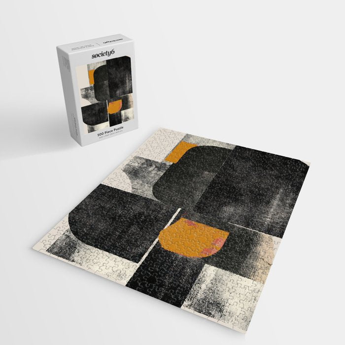 Mid Century Modern Shapes Jigsaw Puzzle Gallery Image 2