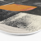 Mid Century Modern Shapes Bath Mat Gallery Image 3