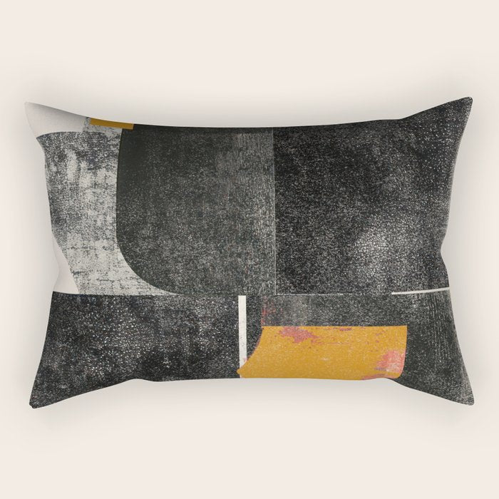 Mid Century Modern Shapes Rectangular Pillow Gallery Image 2