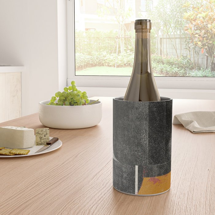 Mid Century Modern Shapes Wine Chiller Gallery Image 4