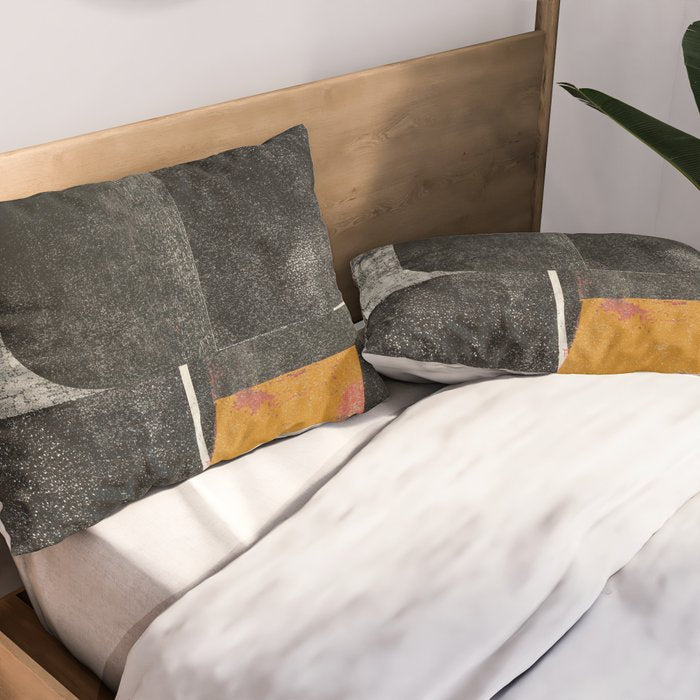 Mid Century Modern Shapes Pillow Sham Gallery Image 2