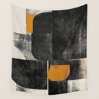 Mid Century Modern Shapes Wall Tapestry Gallery Image 4