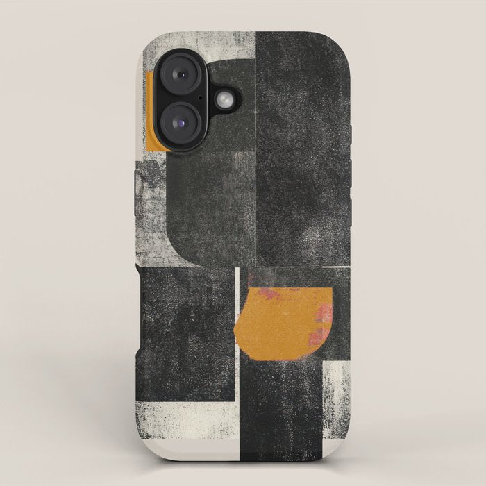 Mid Century Modern Shapes iPhone Case Gallery Image 1