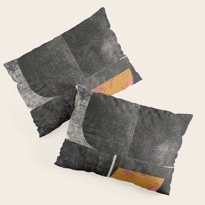 Mid Century Modern Shapes Pillow Sham Gallery Image 1