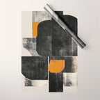 Mid Century Modern Shapes Wrapping Paper Gallery Image 1