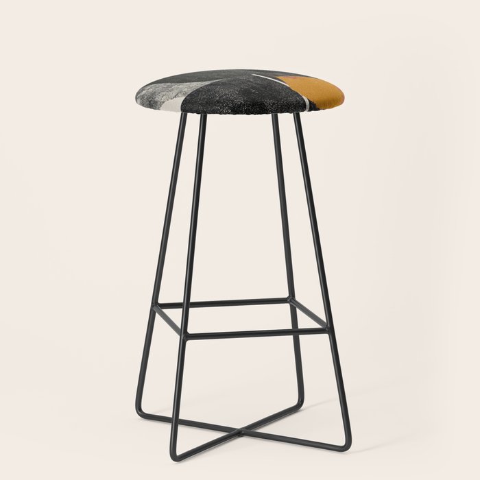 Mid Century Modern Shapes Stool Gallery Image 1