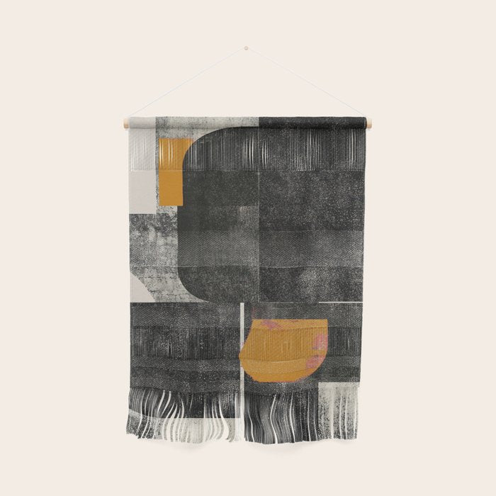 Mid Century Modern Shapes Wall Hanging Gallery Image 1