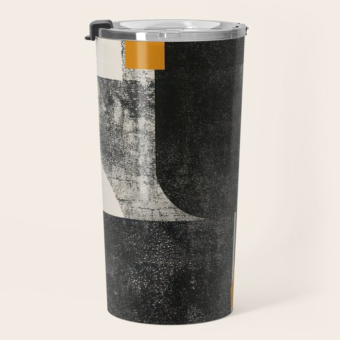 Mid Century Modern Shapes Travel Mug Gallery Image 3