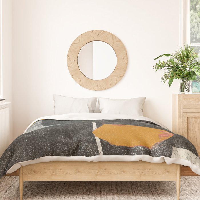 Mid Century Modern Shapes Duvet Cover Gallery Image 3