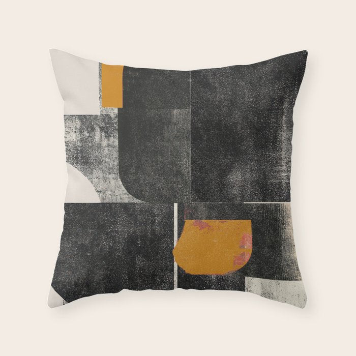 Mid Century Modern Shapes Throw Pillow Gallery Image 6