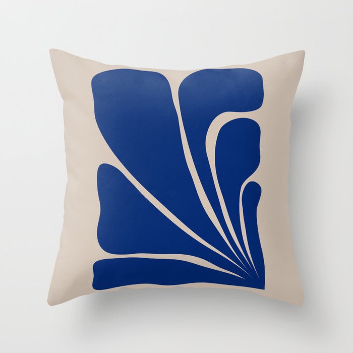 Six Leaf Plant - 2/3 Throw Pillow Gallery Image 6